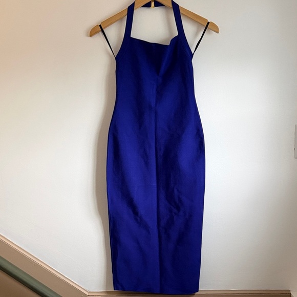 TEN By Babaton Dresses & Skirts - NWOT TEN by Babaton Chandelier Dress Bodycon Halter Midi in Daring Indigo
